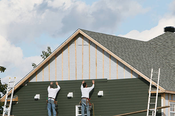 Professional Siding Repair technician working in Luke, MD